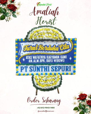 Papan Bunga Duka di Sungai Pinang