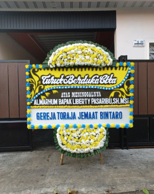 Papan Bunga Duka di Sungai Pinang